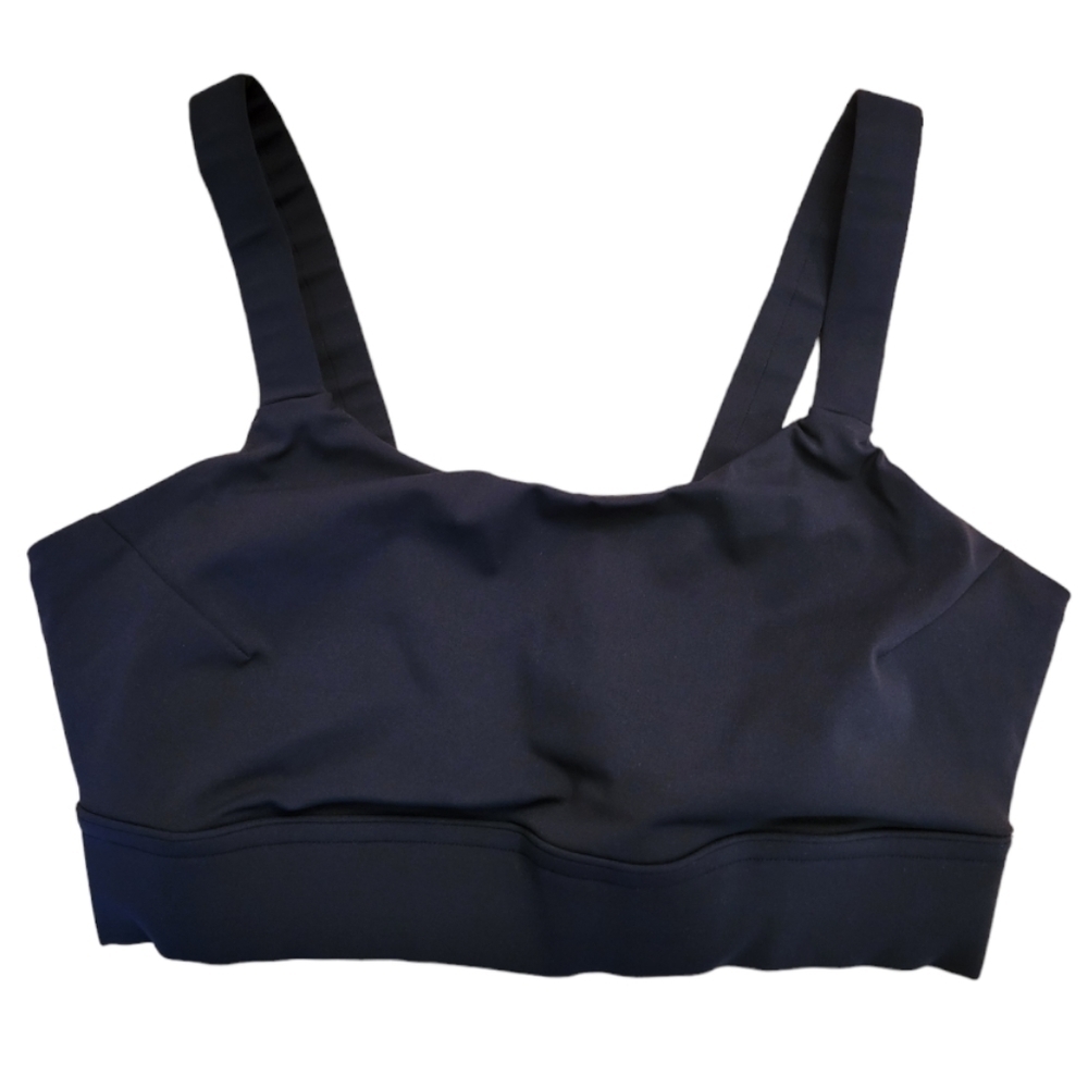NWOT ADAY Lighten Up Black Sports Bra Size XS - Picture 3 of 5